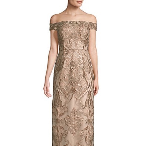 Aidan Mattox Dresses & Skirts - Aidan Mattox Beaded Lace Gown S6